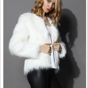 CHICWISH faux fur coat